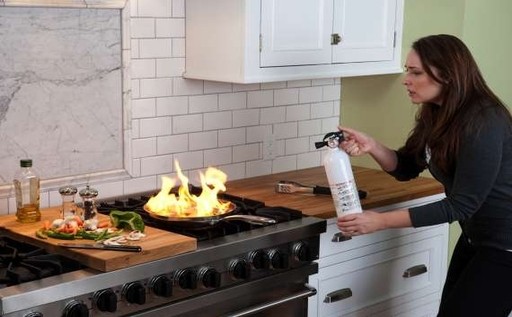 Extintor ideal: Elige el indicado para tu cocina