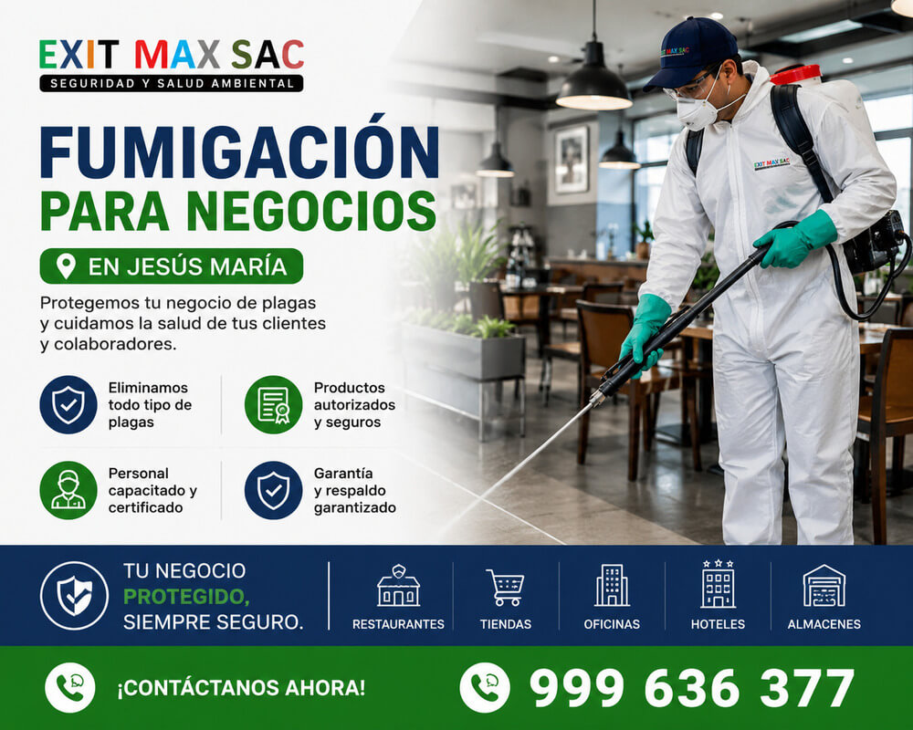 Fumigación en Jesús María