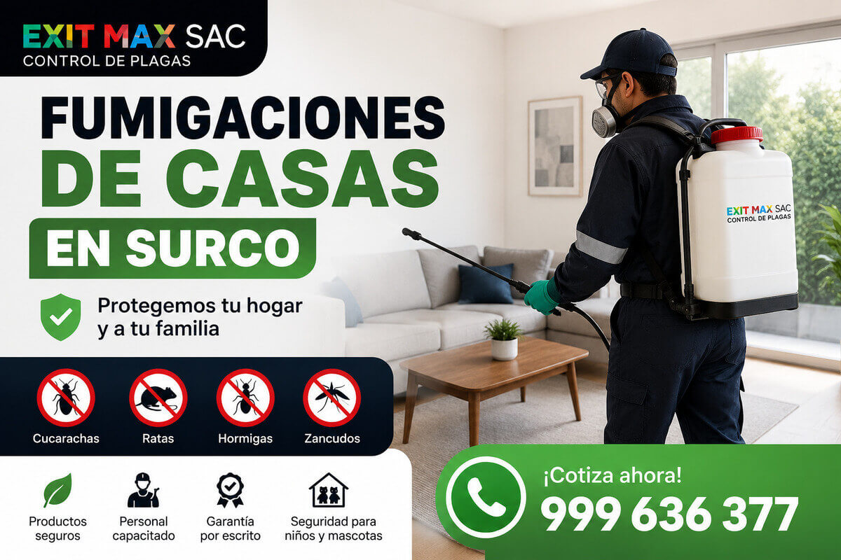 Fumigación de Casas en Surco