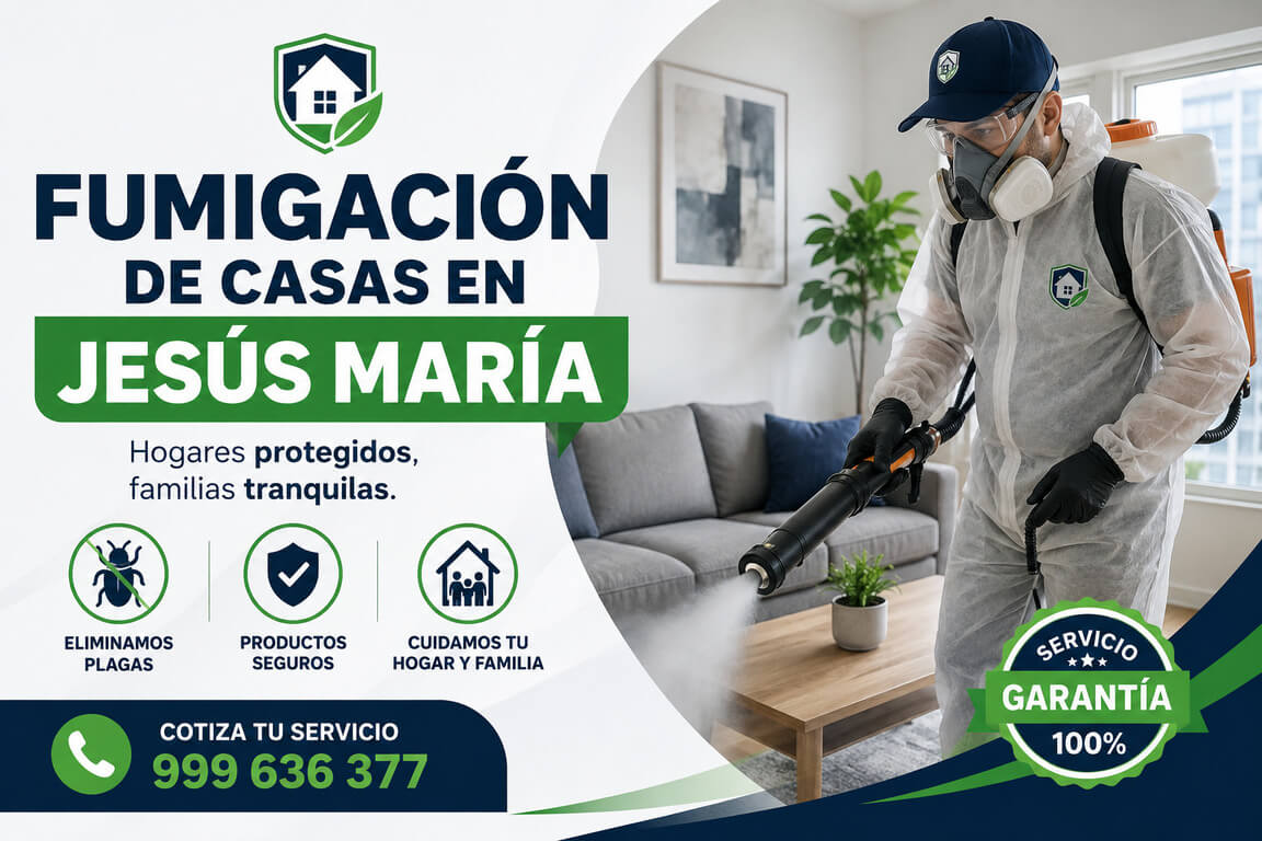 Fumigación de Casas en Jesús María