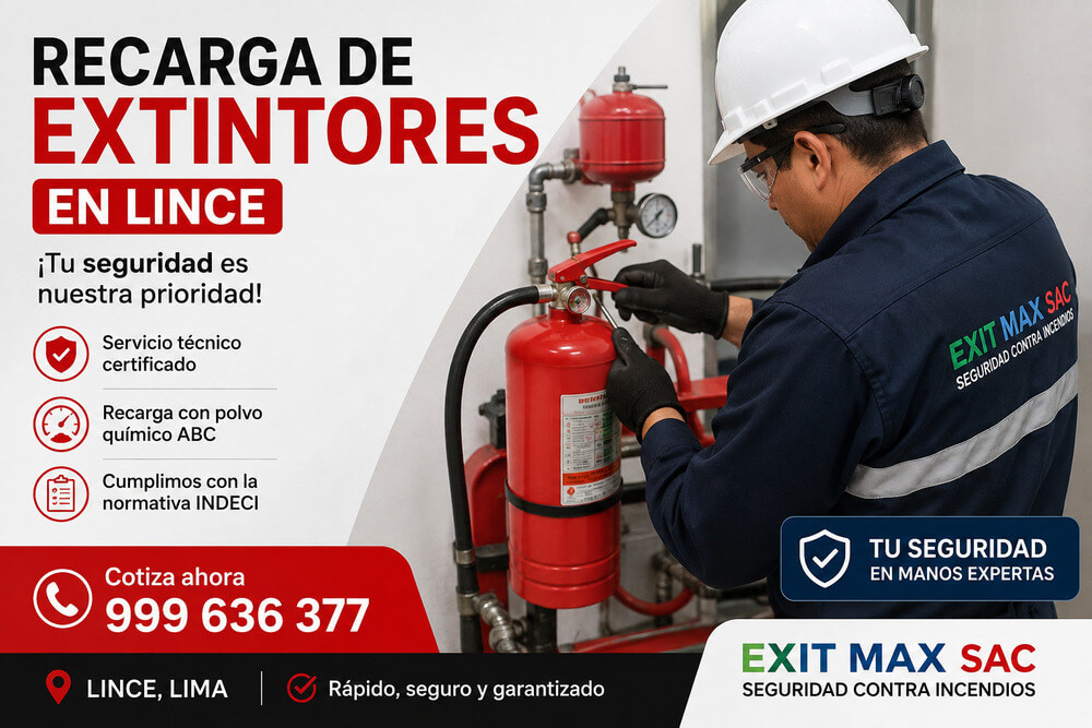 Recarga de Extintores en Lince