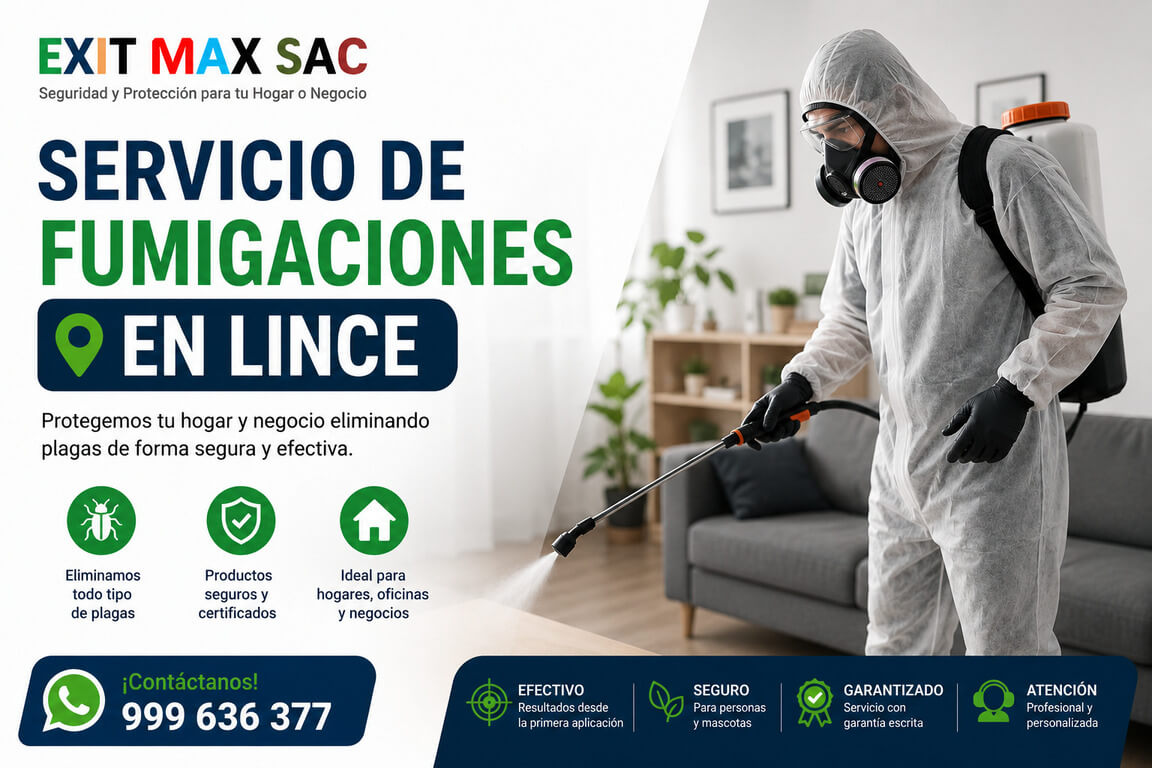 Servicio de Fumigación en Lince