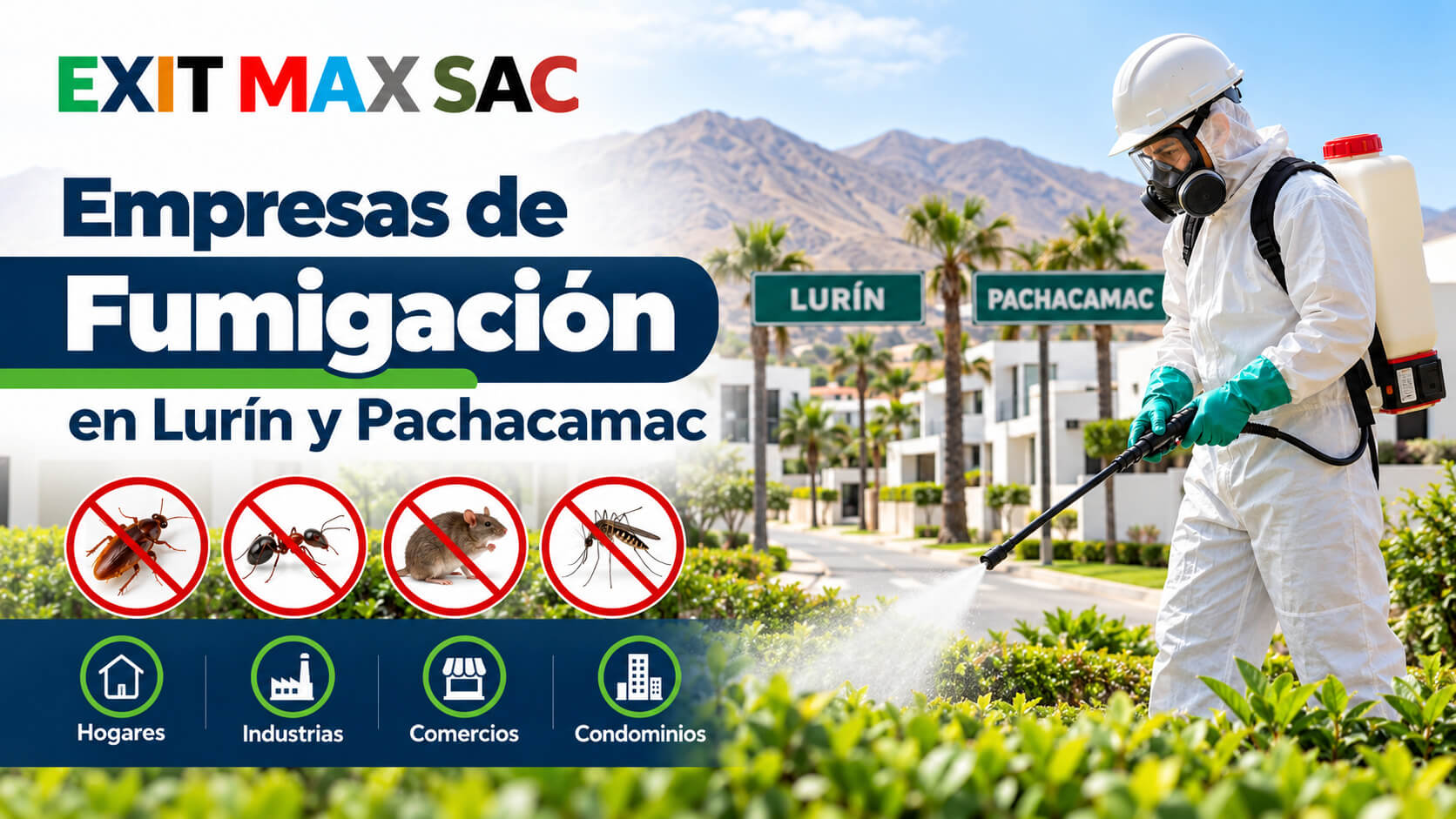 Empresas de Fumigación en Lurín y Pachacamac