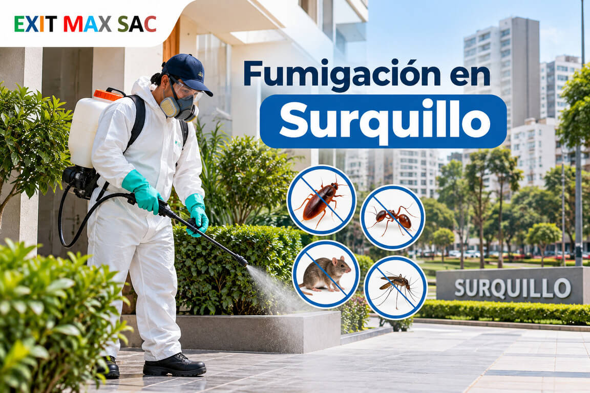 Fumigación en Surquillo