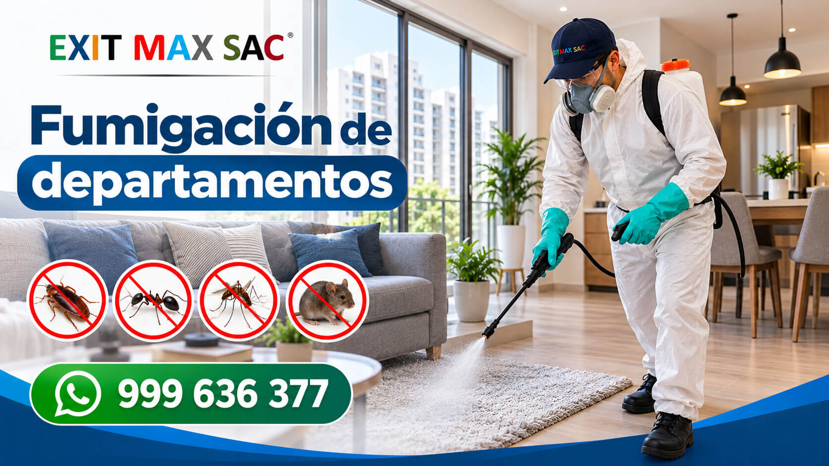 Fumigación de departamentos en Lima: qué cambia cuando vives en un edificio